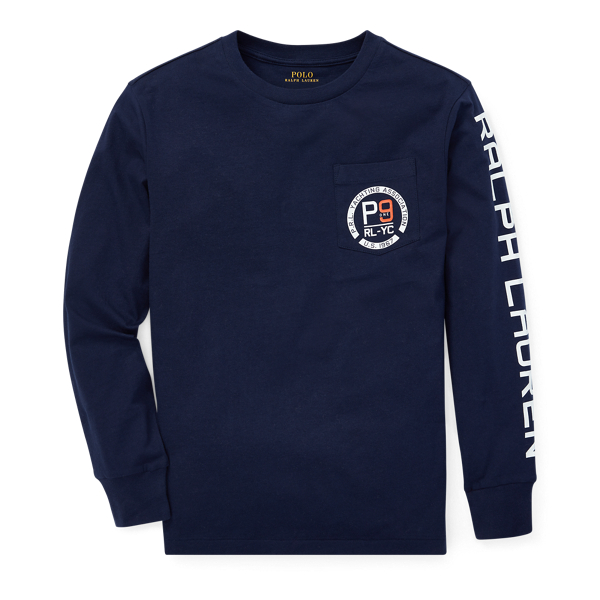 Cotton Jersey Graphic Tee Boys 6-14 Years em 1