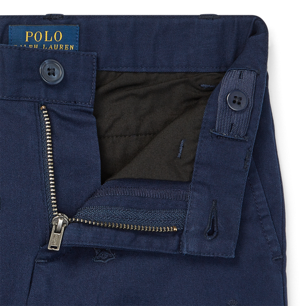 Newport Navy Slim Fit Stretch Chino Short Boys 1.5-6 Years 3