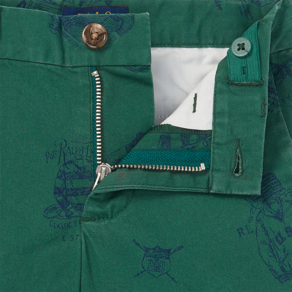 Kelly Green Slim Fit Stretch Chino Short Boys 1.5-6 Years 3
