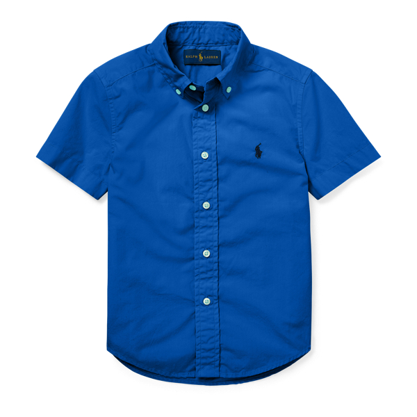 Camicia in popeline di cotone Boys 1.5-6 Years in 1