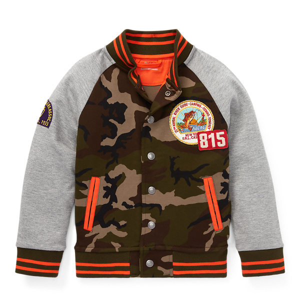 Cotton-Blend Baseball Jacket Boys 1.5-6 Years in 1