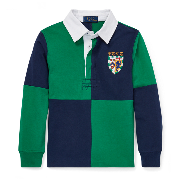 Cotton Jersey Rugby Shirt Boys 1.5-6 Years 1