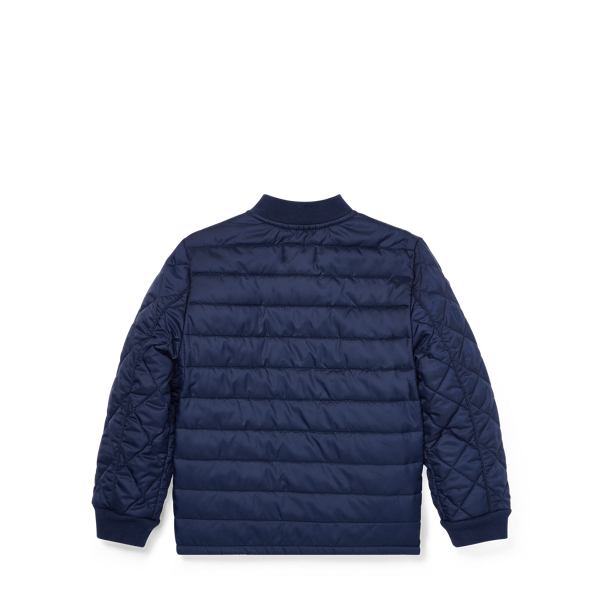 Newport Navy Quilted Jacket Boys 2-7 2