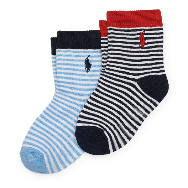 Striped Crew Sock 2-Pack Baby Boy em 1