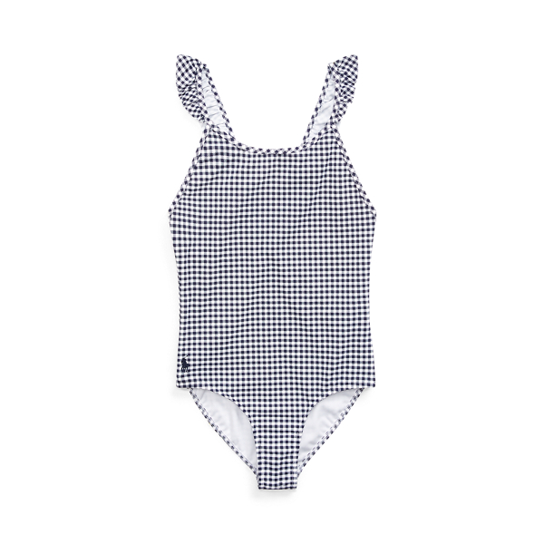 Gingham One-Piece Suit