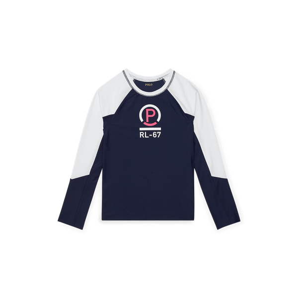 CP Stretch-Blend Rash Guard Girls 7-14 Years 1