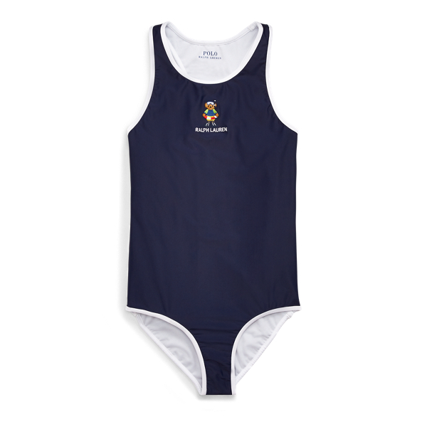 Scuba Bear One-Piece Swimsuit Girls 7-14 Years in 1