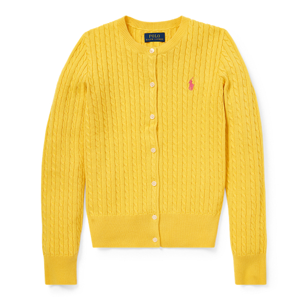 Cable-Knit Cotton Cardigan