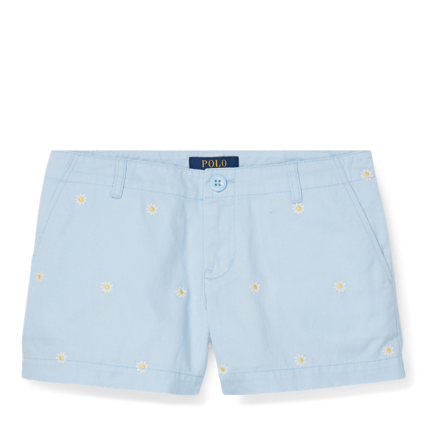 Embroidered Chino Short Girls 7-14 Years in 1