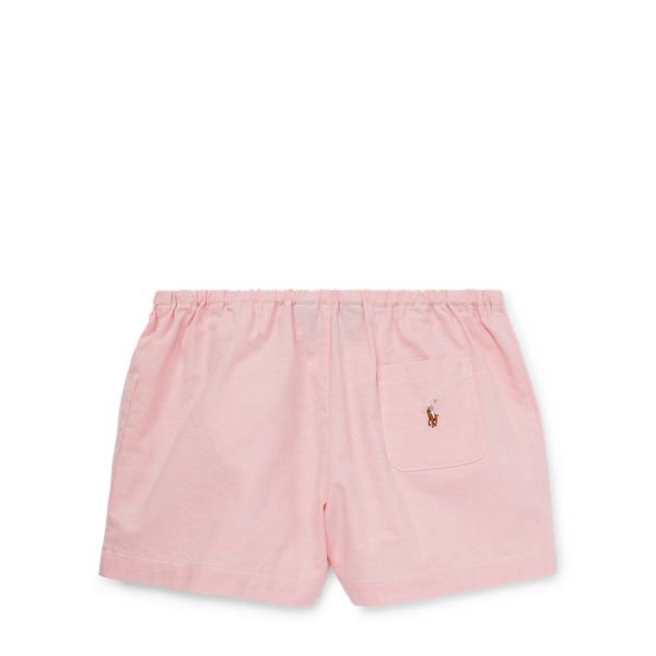 Resort Pink Cotton Oxford Woven Short Girls 7-16 2