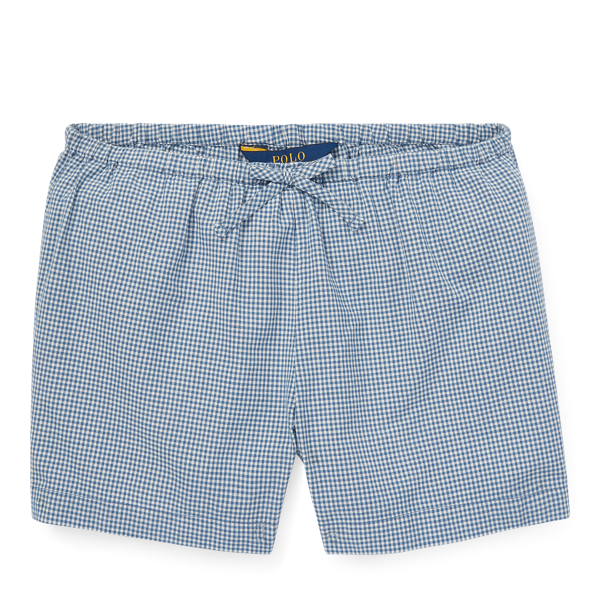 Gingham Cotton Poplin Short Girls 7-14 Years 1