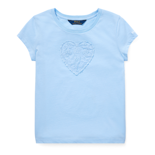 Maglietta in jersey di cotone Girls 7-14 Years in 1