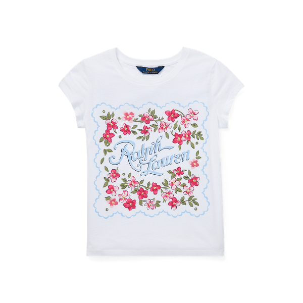 T-shirt graphique jersey de coton Girls 7-14 Years en 1