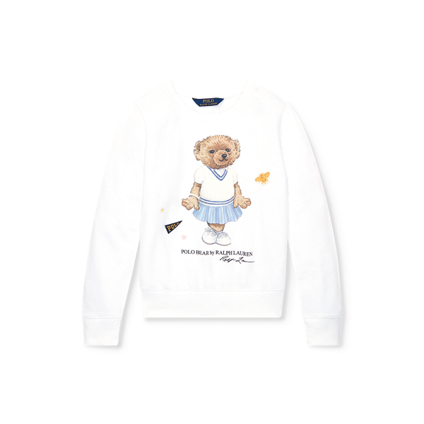 Cricket Bear Sweatshirt Girls 7-14 Years 1