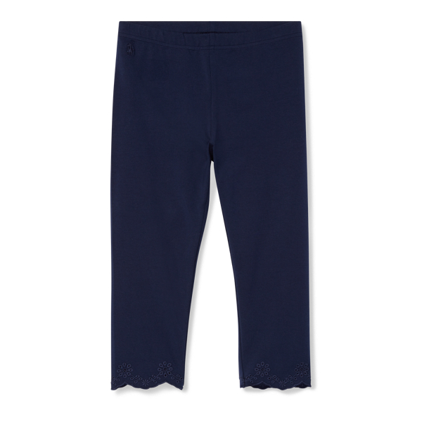 Eyelet-Cuff Capri Legging Girls 7-14 Years 1