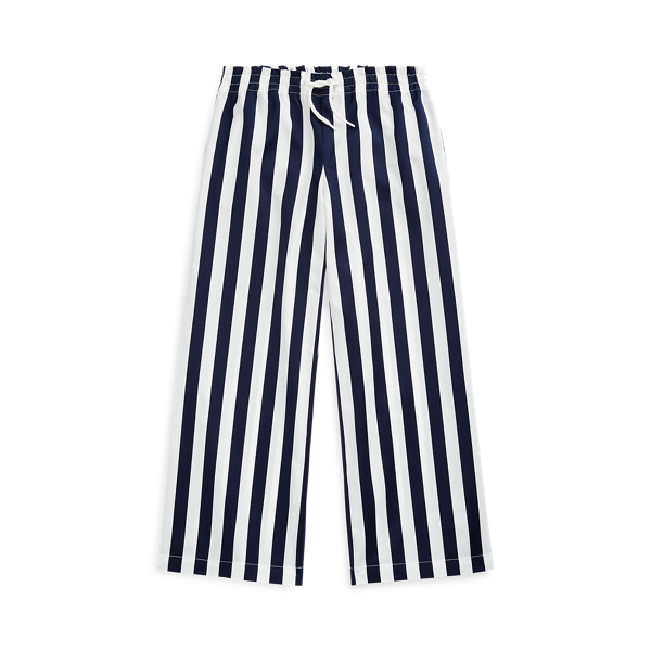 Striped Cotton Dobby Trouser Girls 7-14 Years 1