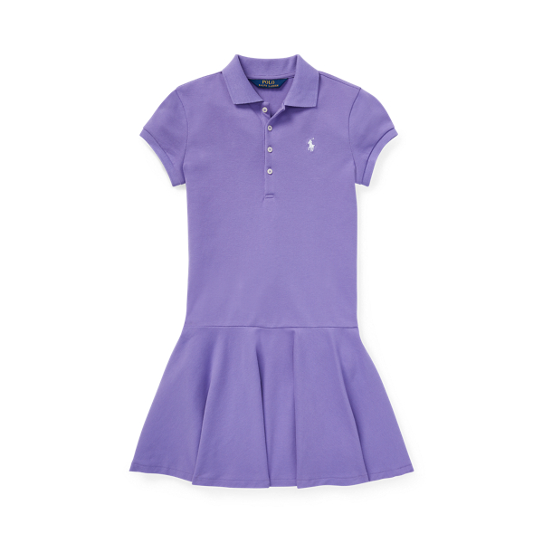 Stretch Mesh Polo Dress Girls 7-14 Years in 1