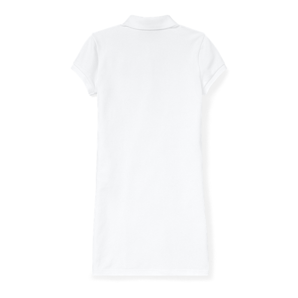 White Cricket Bear Mesh Dress Girls 7-16 2