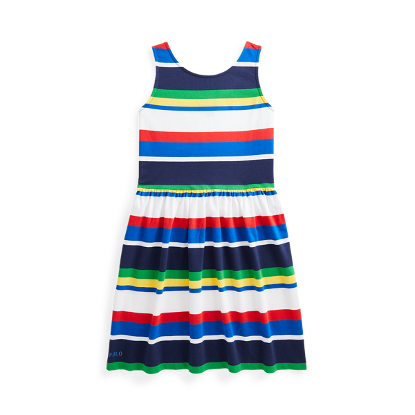 Striped Cotton Jersey Dress