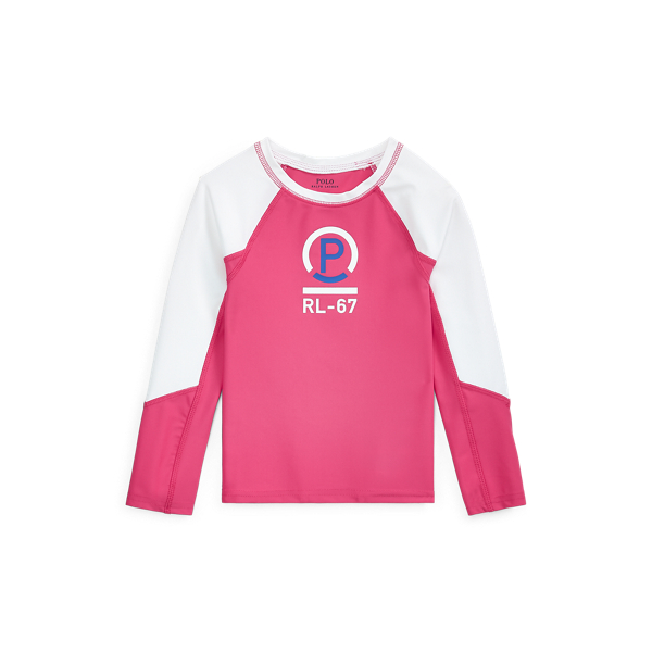 Rash Guard in tinta unita Girls 1.5-6.5 Years in 1