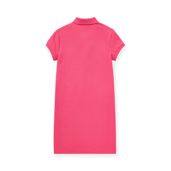 Ultra Pink Big Pony Mesh Polo Dress Girls 7-16 2