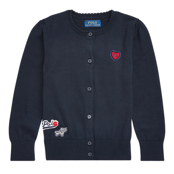 Cardigan brod&eacute; en coton Girls 1.5-6.5 Years en 1