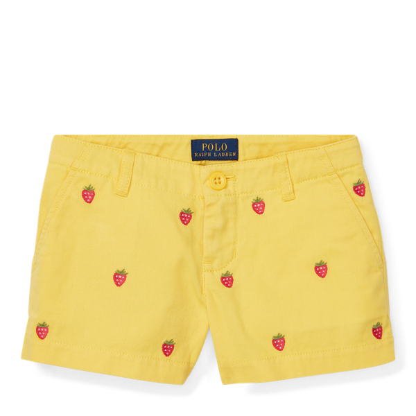 Embroidered Chino Short Girls 1.5-6.5 Years em 1
