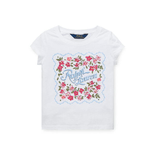 T-shirt graphique jersey de coton Girls 1.5-6.5 Years en 1