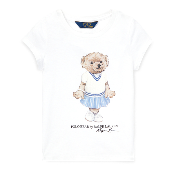 Cricket Bear Cotton Tee Girls 1.5-6.5 Years in 1