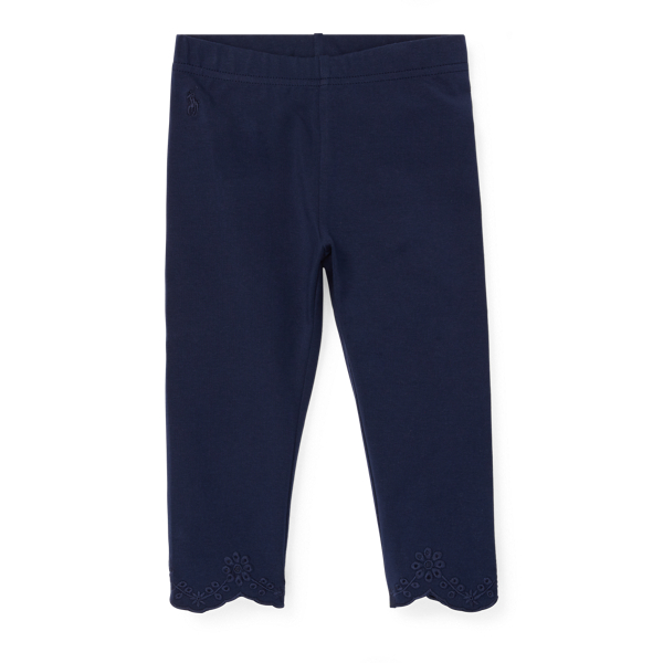 Eyelet-Cuff Capri Legging Girls 1.5-6.5 Years 1