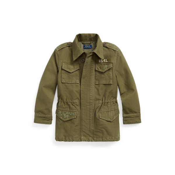 Cotton Twill Surplus Jacket for Girls Ralph Lauren UK