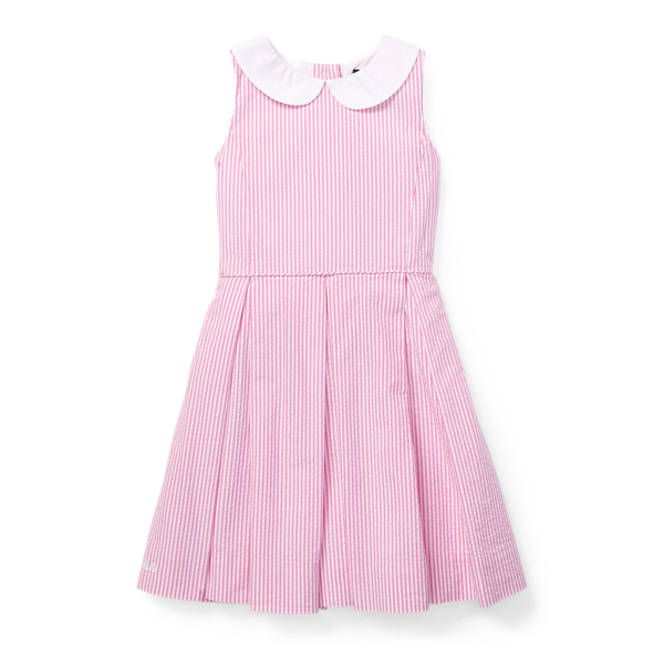 Seersucker Fit-and-Flare Dress Girls 1.5-6.5 Years in 1