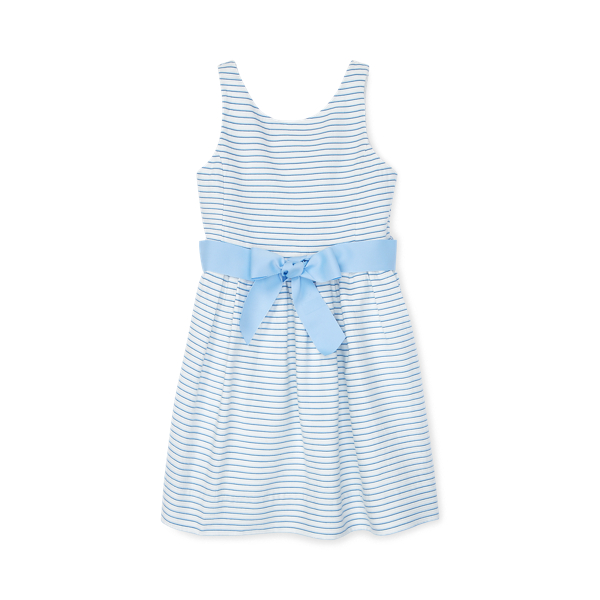 Striped Fit-and-Flare Dress Girls 1.5-6.5 Years in 1