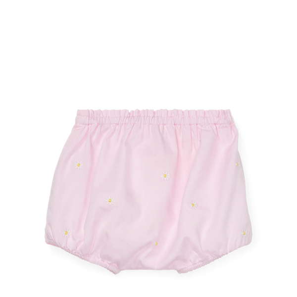 Deco Pink Daisy Cotton Oxford Bloomers Baby Girl 2