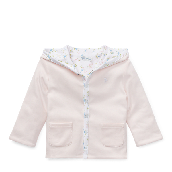 Veste r&eacute;versible en interlock Baby Girl en 1
