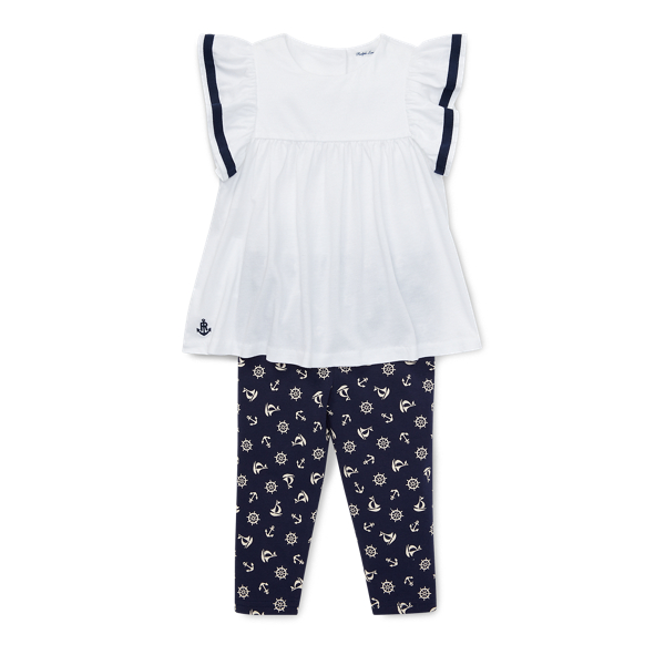 Ruffled Top & Legging Set Baby Girl 1