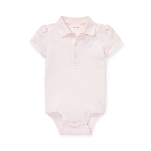 Cotton Interlock Polo Bodysuit