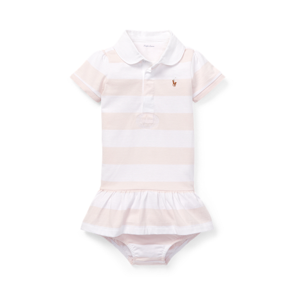 Cotton Jersey Rugby Dress Baby Girl 1