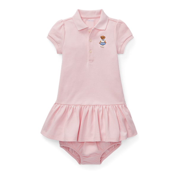 Abito polo Cricket Bear Baby Girl in 1