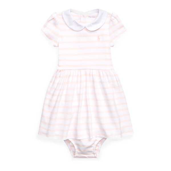 Striped Cotton Dress & Bloomer Baby Girl 1