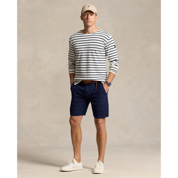 Polo ralph lauren linen shorts on sale