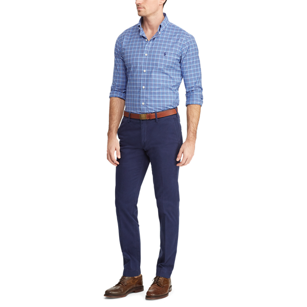 Blue Screen Multi Classic Fit Plaid Poplin Shirt Polo Ralph Lauren 3