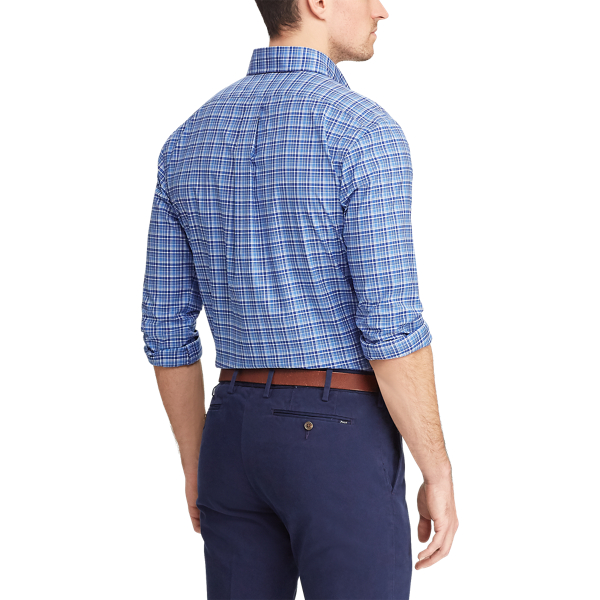 Blue Screen Multi Classic Fit Plaid Poplin Shirt Polo Ralph Lauren 5