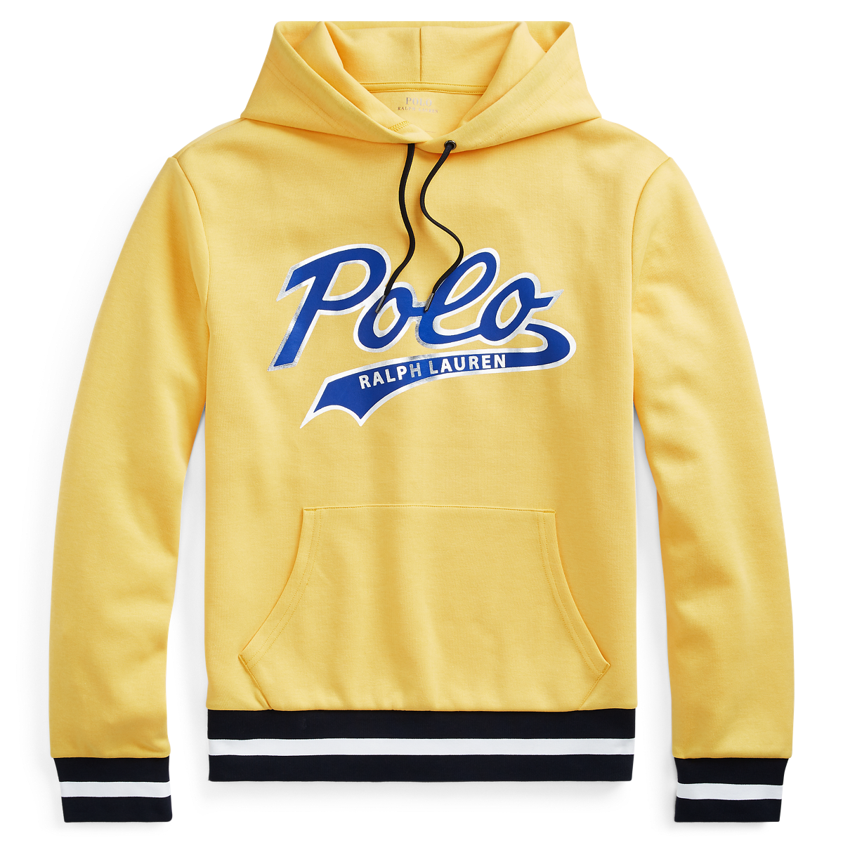 Polo ralph lauren double knit logo hoodie hotsell