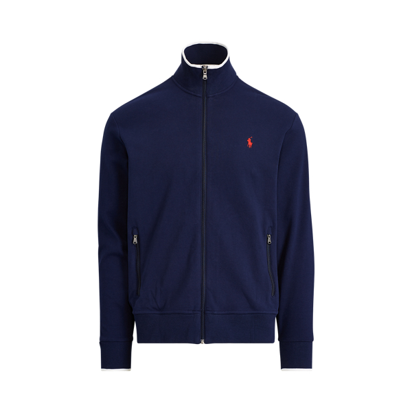 Ralph lauren cotton interlock track jacket on sale