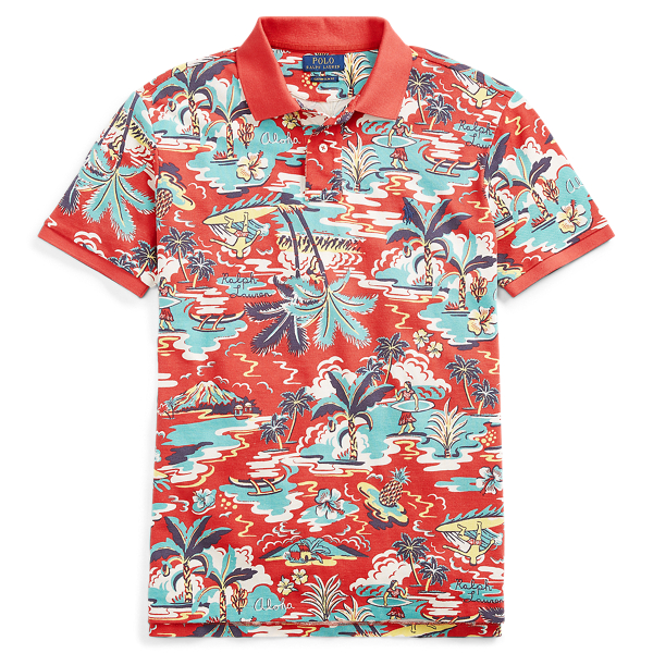 Custom Slim Fit Mesh Polo Polo Ralph Lauren 1