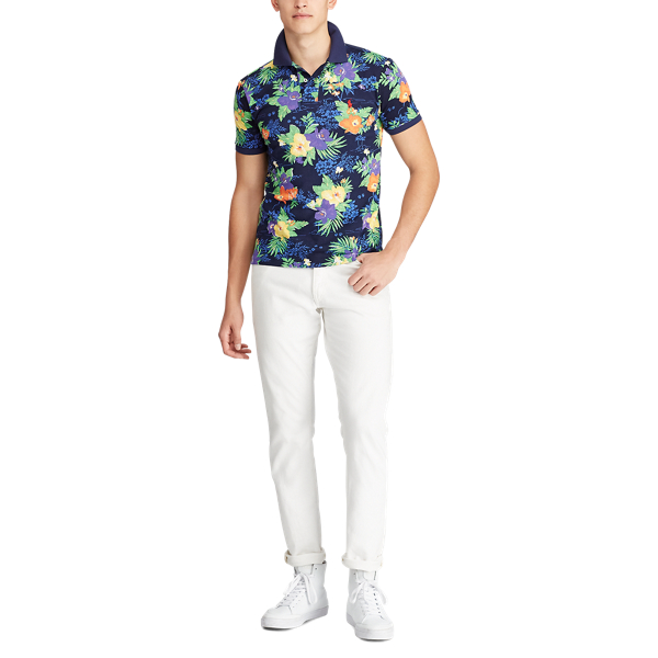 Caribbean Floral Custom Slim Fit Mesh Polo Polo Ralph Lauren 2