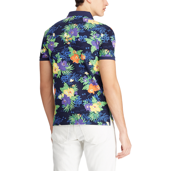 Caribbean Floral Custom Slim Fit Mesh Polo Polo Ralph Lauren 4