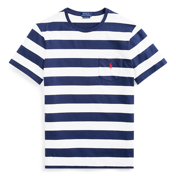 Polo ralph lauren striped pocket tee best sale