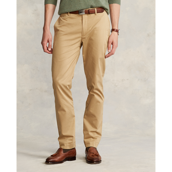 Caf&eacute; Tan Stretch Straight Fit Chino Pant Polo Ralph Lauren 4